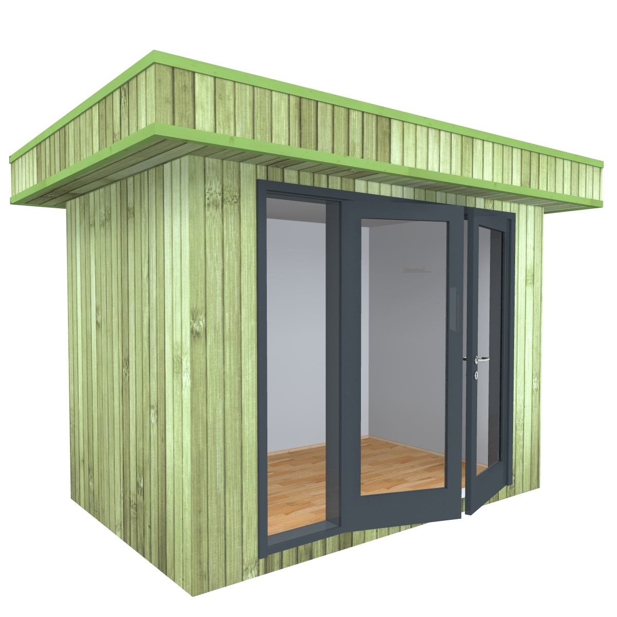 3m x 2m Garden Home Office, Insulated, Tripleglazed, uPVC Windows & Doors eBay